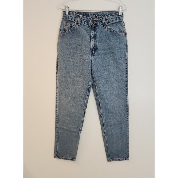 Vtg Levis 921 Orange Tab Mom Jeans  Slim Fit Tapered Leg 15921 Womens 10 Reg - Picture 2 of 13